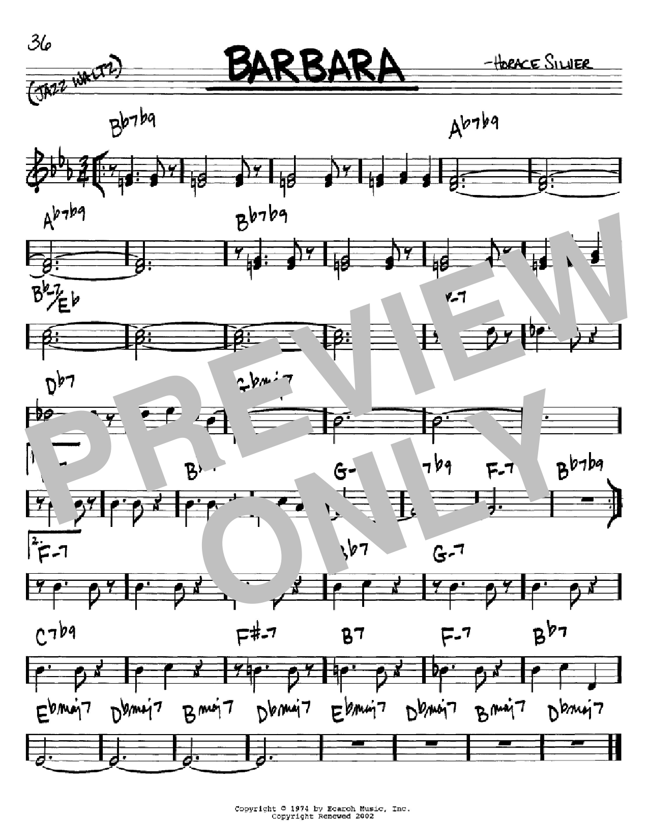 Produktgalerie: Seite 1 von 1 Barbara, Horace Silver