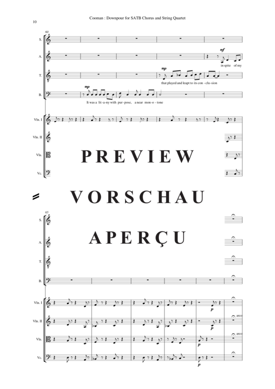 gallery: Downpour , , (Gemischter Chor + Streicher) alle Stimmen