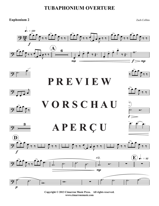 Product gallery: Page 11 of 21 Tubaphonium Overture , , (3x Baritone, 3x Tuba)