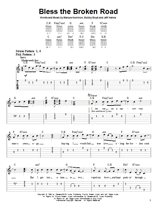 Produktbild zu: Bless The Broken Road