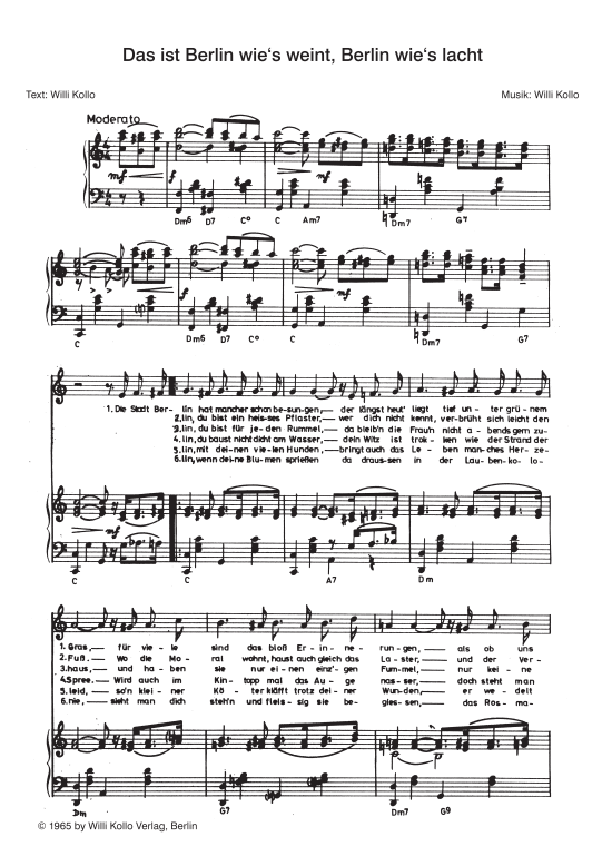 Produktbild zu: Das ist Berlin wies weint, Berlin wies lachtWilli Kollo