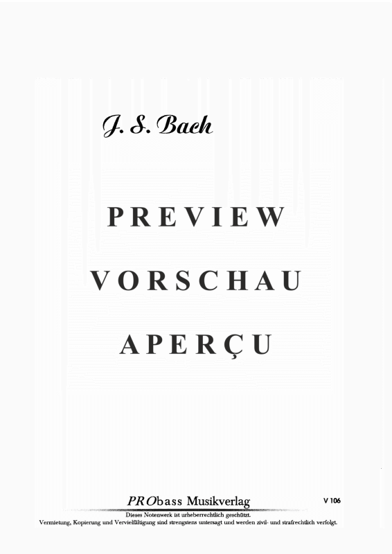 gallery: 5 zweistimmige Inventionen, , Violine und Kontrabass