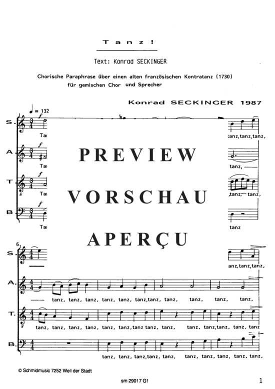 Product gallery: Page 2 of 9 Tanz , , (mixed choir)