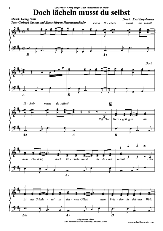 Produktbild zu: Doch lächeln musst du selbst Conny Singer