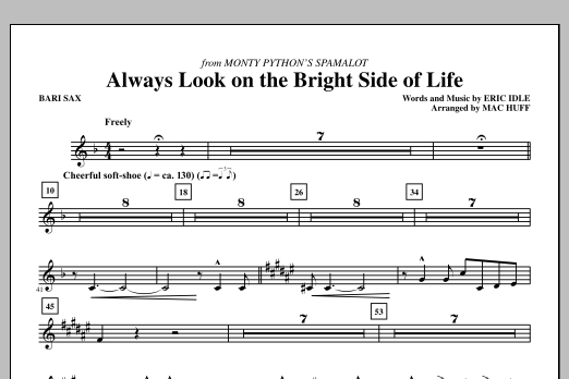 Product picture to: Always Look On The Bright Side Of Life - Bari Sax
