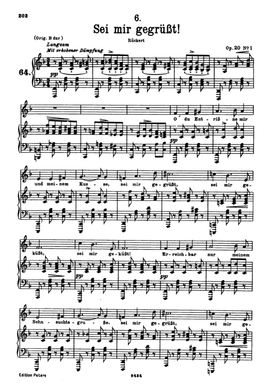 Product picture to: Sei mir gegrüßt! D.741Franz Schubert