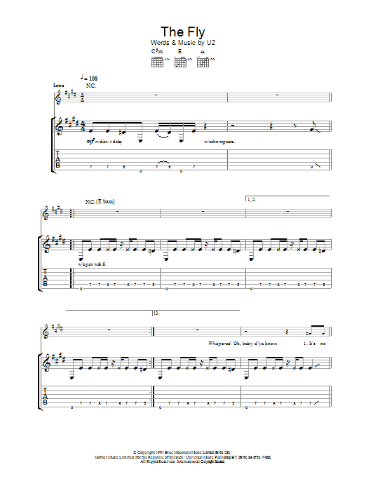 Product gallery: Page 1 of 1 The Fly, U2