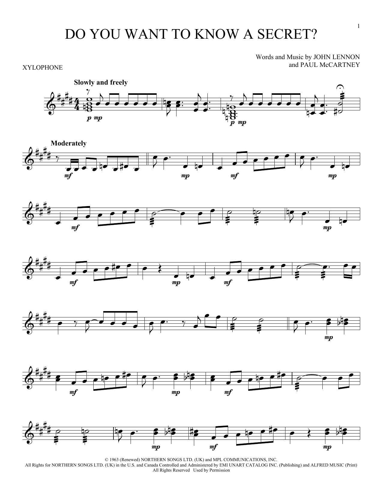 Produktbild zu:  Do You Want To Know A Secret? - The Beatles