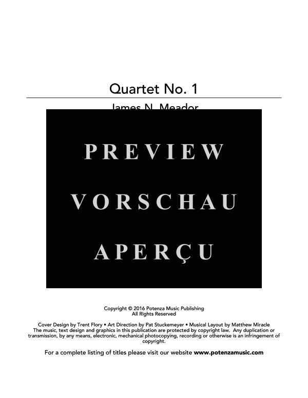 Product gallery: Page 3 of 11 Quartet No. 1, , (Trombone quartet)