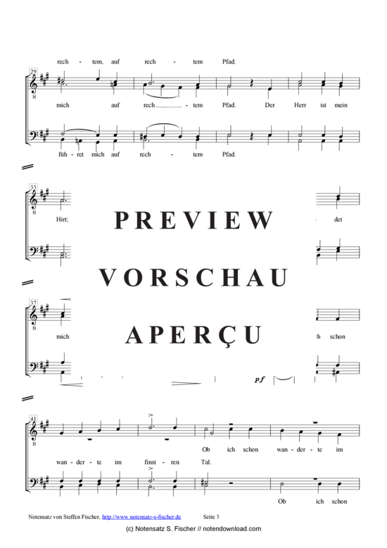 Product gallery: Page 4 of 7 Der Herr ist mein Hirt  , , (male choir)