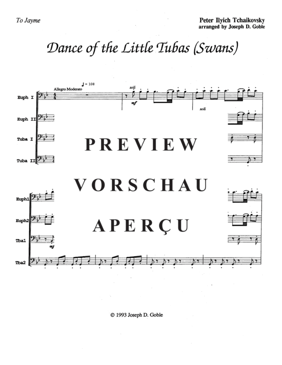 Product gallery: Page 3 of 12 Dance of the Little Tubas (Swans) , ,  (Tuba Quartet EETTT)