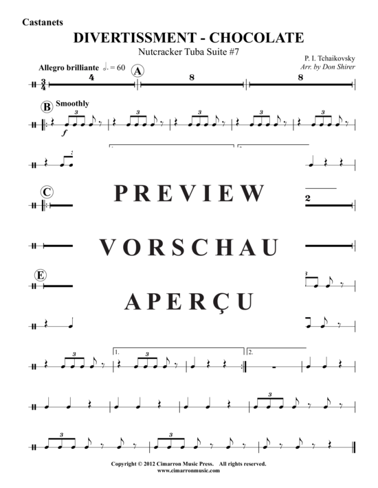 Product gallery: Page 12 of 12 Divertissement-Chocolate , , (2x Baritone, 2x Tuba)