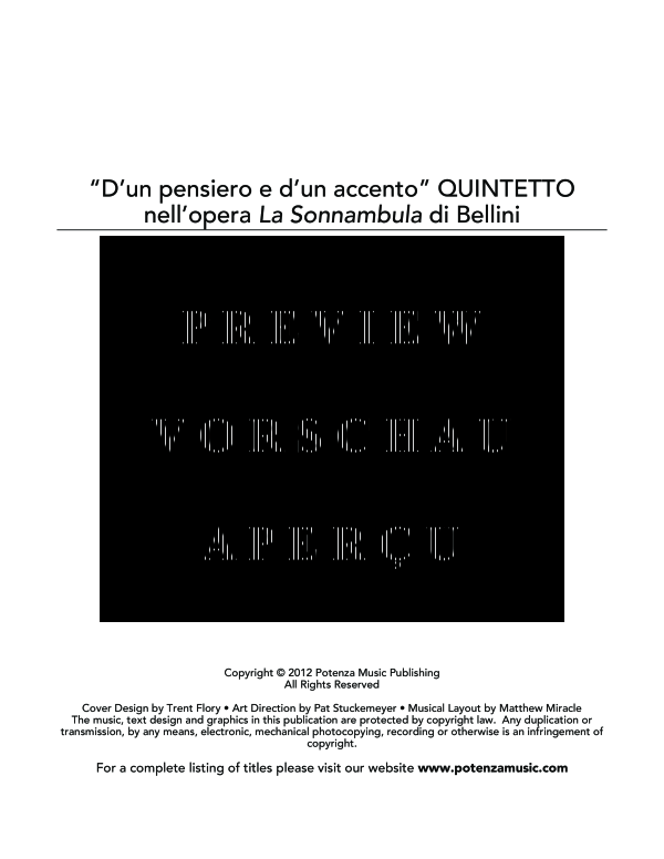 Product gallery: Page 3 of 9 D´un pensiero e d´un accento Quintetto nell´opera La Sonnambula di Bellini, , (Klarinette Solo)