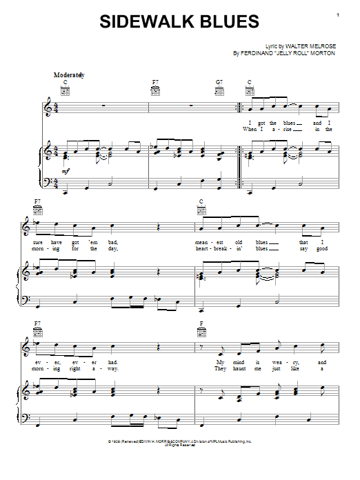 Produktbild zu: Sidewalk Blues