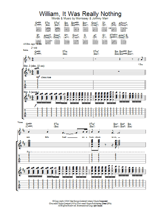Produktgalerie: Seite 1 von 1 William, It Was Really Nothing, The Smiths, Gitarre