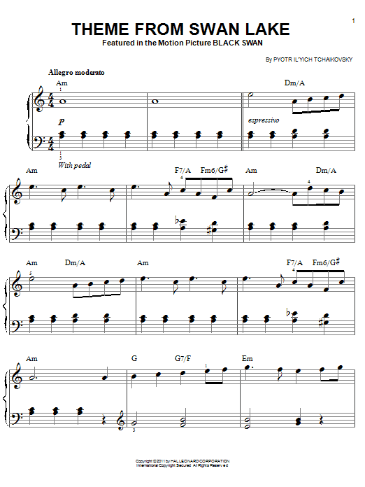 Produktbild zu: Swan Lake, Op. 20 (Theme)