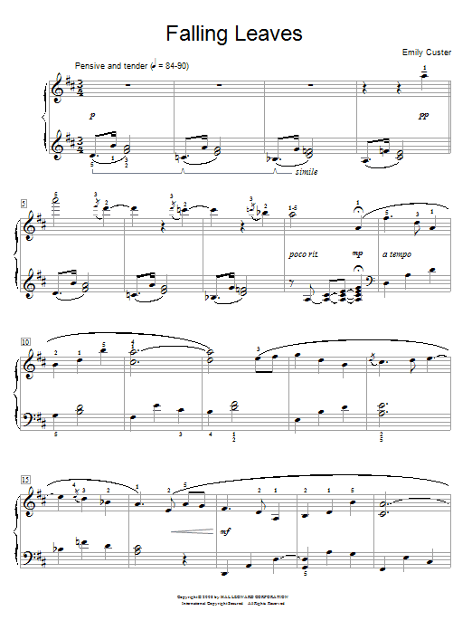Produktbild zu: Falling Leaves