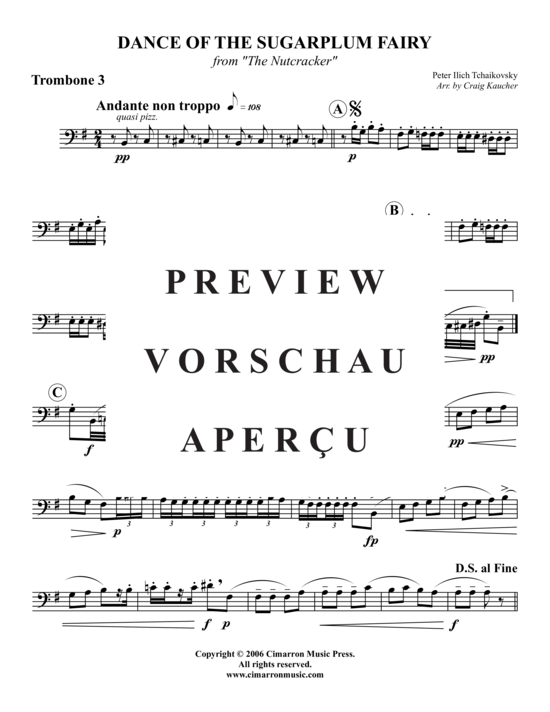 Product gallery: Page 6 of 7 Dance of the Sugarplum Fairy , , (Trombone Quartet)