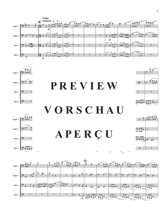 Product gallery: Page 8 of 11 Four Preludes and Fugues, Vol. 2 , , (2x Baritone, 2x Tuba)