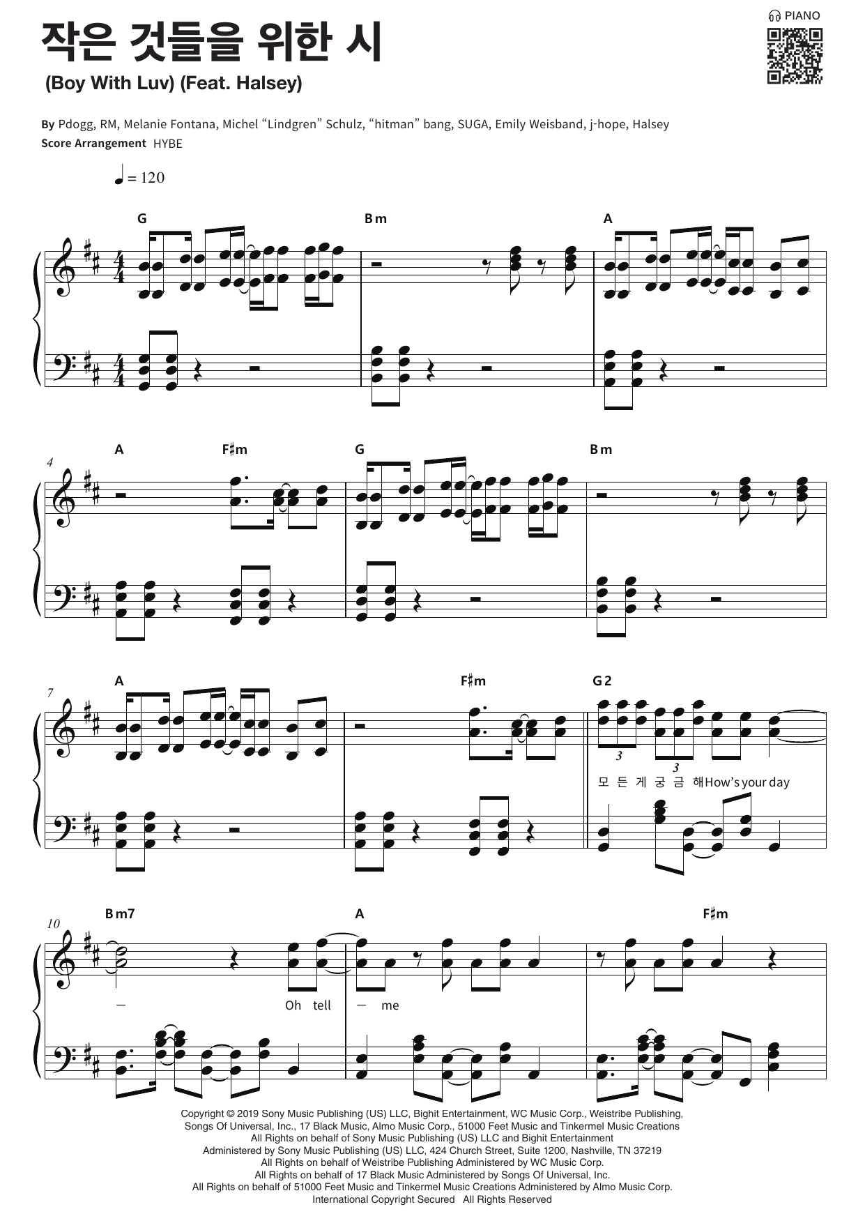 Produktgalerie: Seite 1 von 1 Boy With Luv (feat. Halsey), BTS