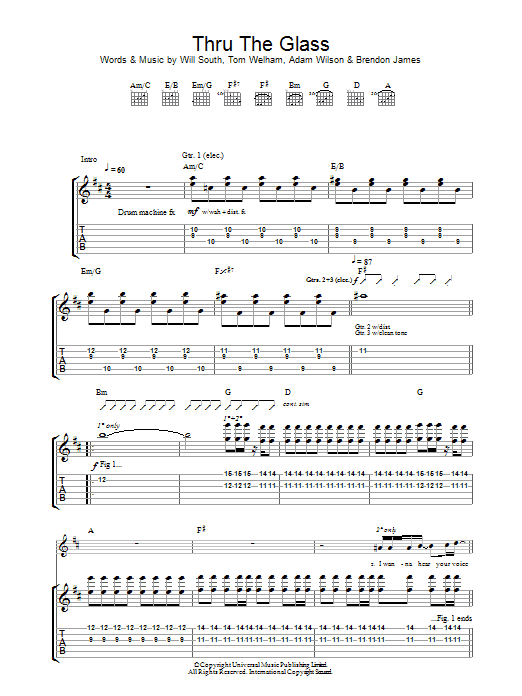 Produktgalerie: Seite 1 von 1 Thru The Glass, Thirteen Senses, Gitarre