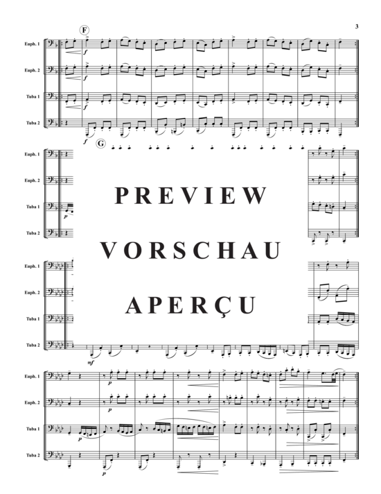 Product gallery: Page 4 of 17 Rondo a la Turque , , (2x Baritone, 2x Tuba)