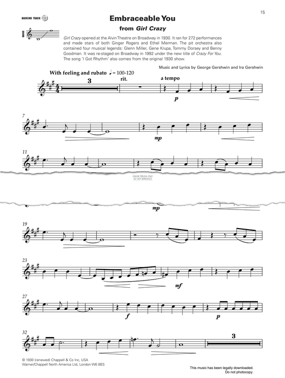 Produktgalerie: Seite 1 von 1 Embraceable You, George Gershwin, Klavier, Trompete