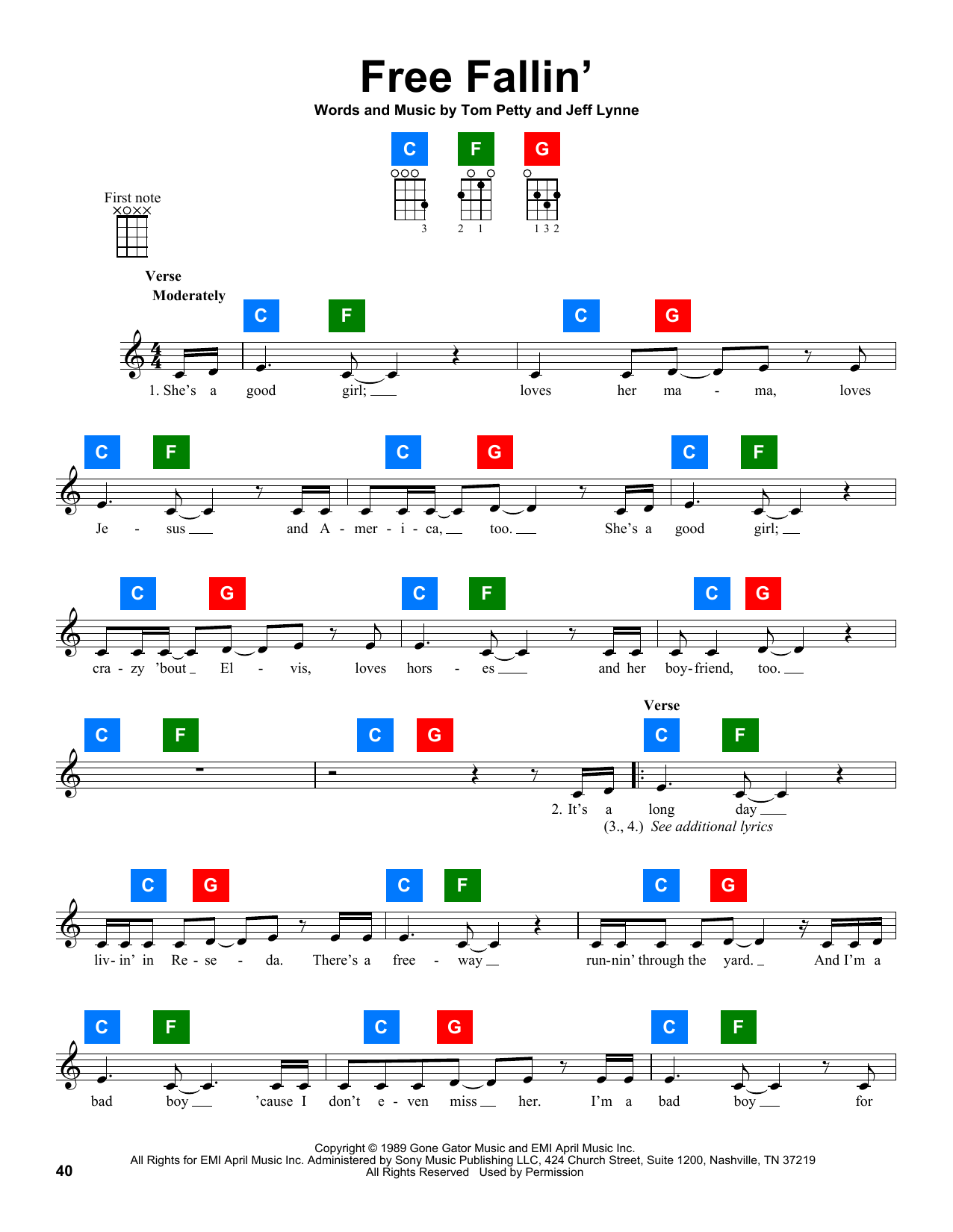 Product gallery: Page 1 of 1 Free Fallin', Tom Petty