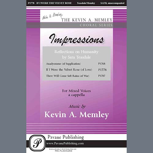 cover: If I Were the Velvet Rose, Kevin A. Memley