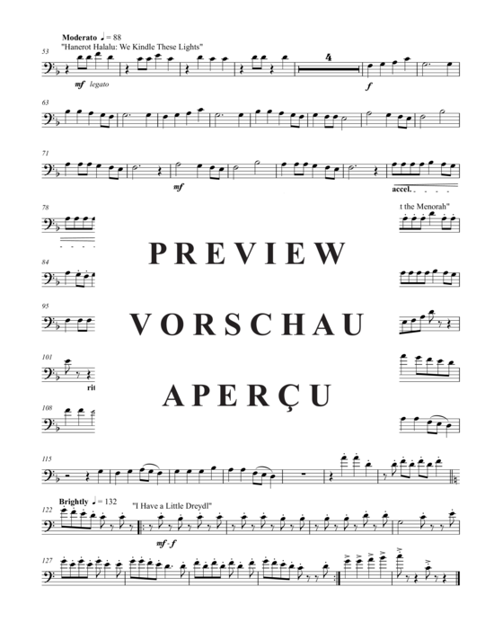 Product gallery: Page 8 of 18 Hanukkah Festival , , (Tuba Quartet: 2x Baritone, 2xTuba)