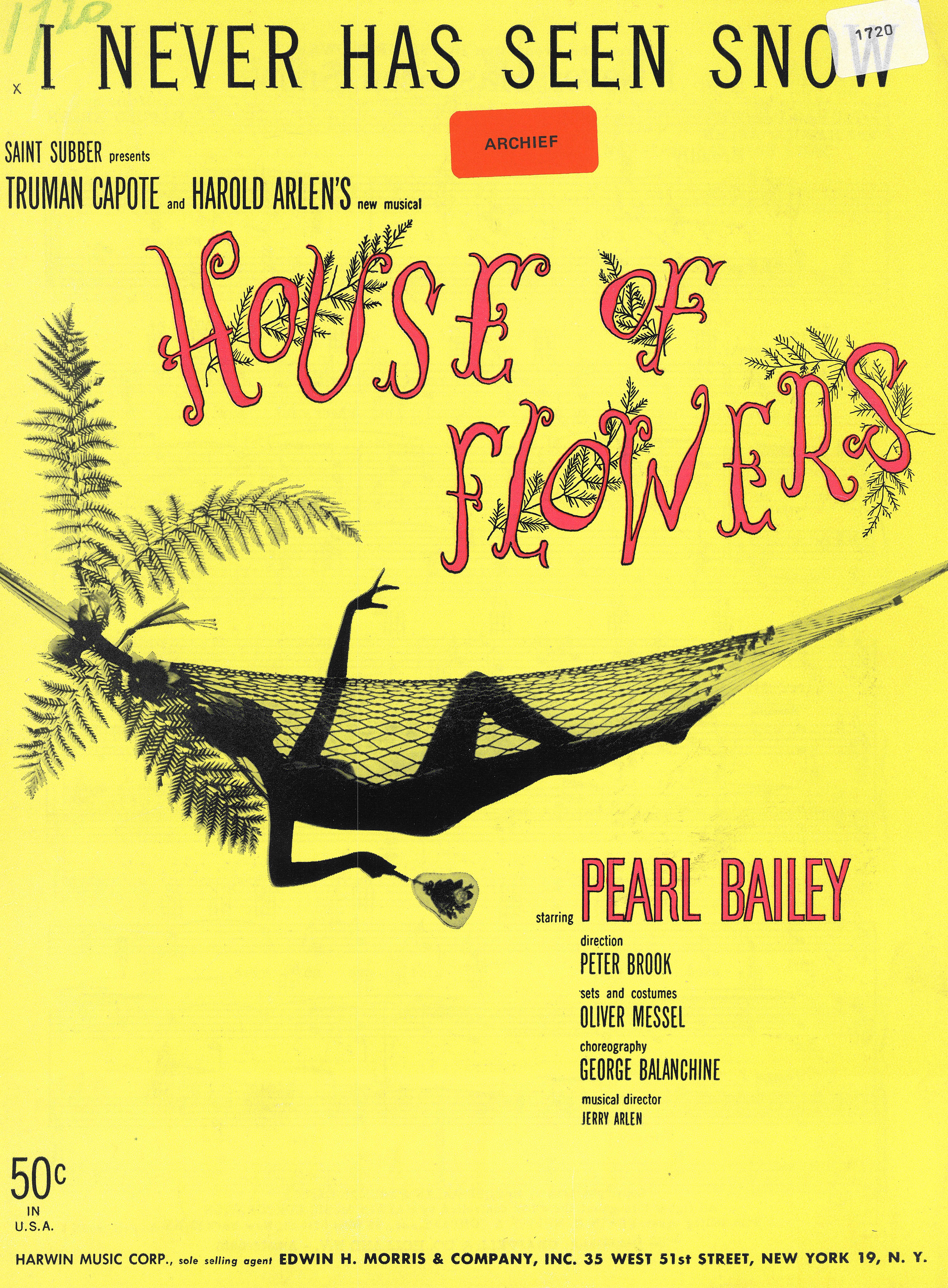 cover: I Never Has Seen Snow, Pearl Bailey