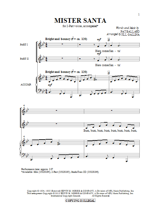 Product gallery: Page 1 of 1 Mister Santa, Jill Gallina