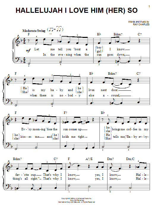 Produktbild zu: Hallelujah I Love Him (Her) So