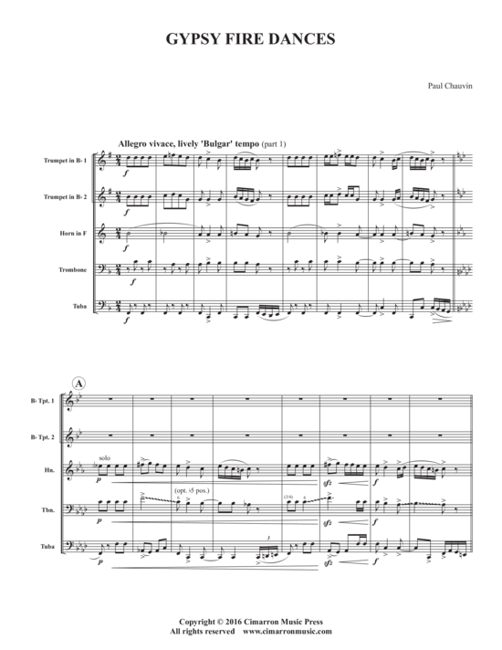 Produktbild zu: Gypsy Fire Dances Paul Chauvin