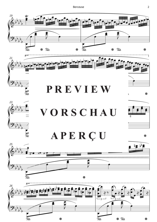 gallery: Berceuse - Op. 57 , , (Klavier Solo)