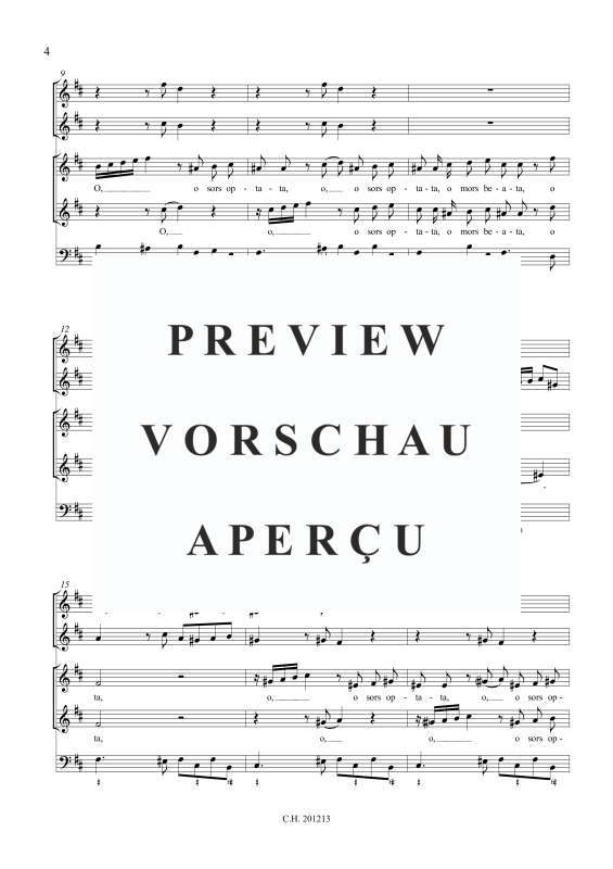 gallery: O sors optata, , (Gemischtes Ensemble 2 Sopran, 2 Violinen und BC)