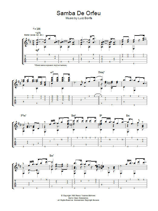 Produktgalerie: Seite 1 von 1 Samba De Orfeu, Luiz Bonfa, Gitarre