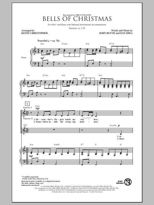 Product gallery: Page 1 of 1 Bells Of Christmas, Keith Christopher