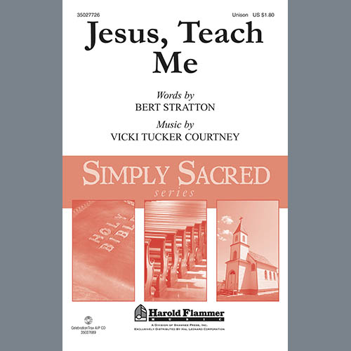 cover: Jesus, Teach Me, Bert Stratton and Vicki Tucker Courtney, Chor