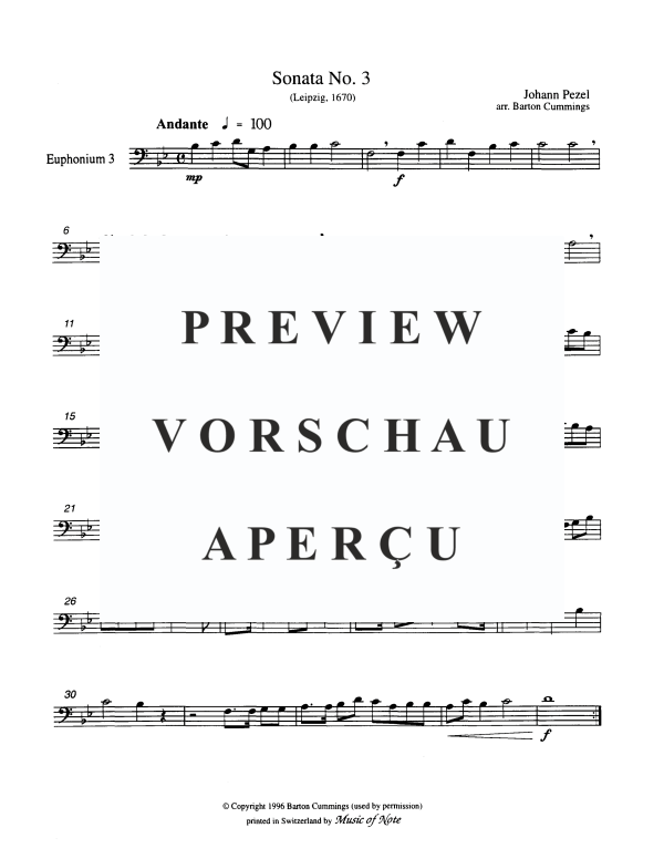 Produktgalerie: Seite 7 von 9 Sonata No. 3, , Tuba Quintett EEETT