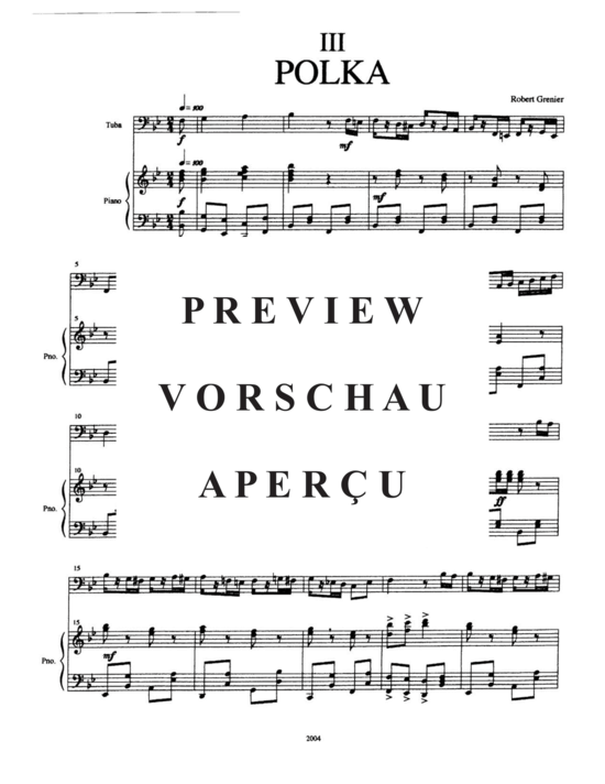 Produktgalerie: Seite 21 von 48 Tuba Suite , , (Tuba + Klavier)