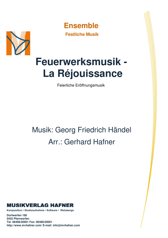 Produktbild zu: Feuerwerksmusik - La Réjouissance