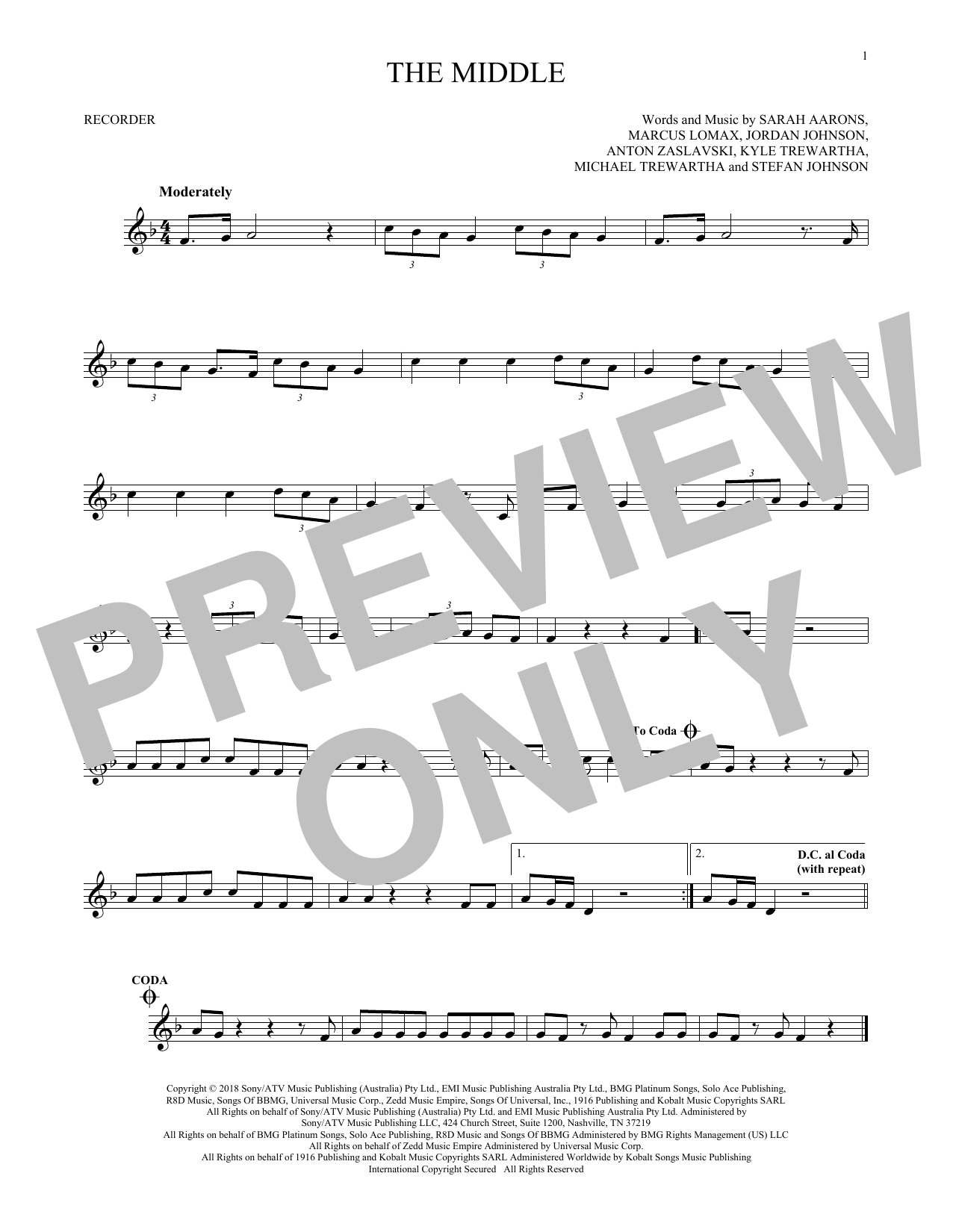 Product gallery: Page 1 of 1 The Middle, Zedd, Maren Morris & Grey