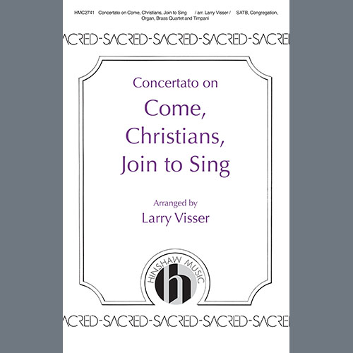 cover: Concertato on Come, Christians, Join to Sing, Larry Visser