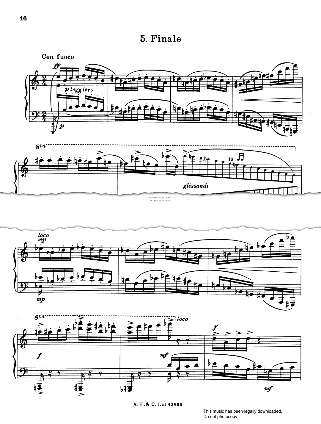 Produktbild zu: Finale (from 'Dance Suite')