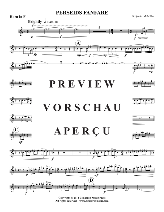 Produktgalerie: Seite 14 von 19 Perseids Fanfare , , (Blechbläser-Quintett)