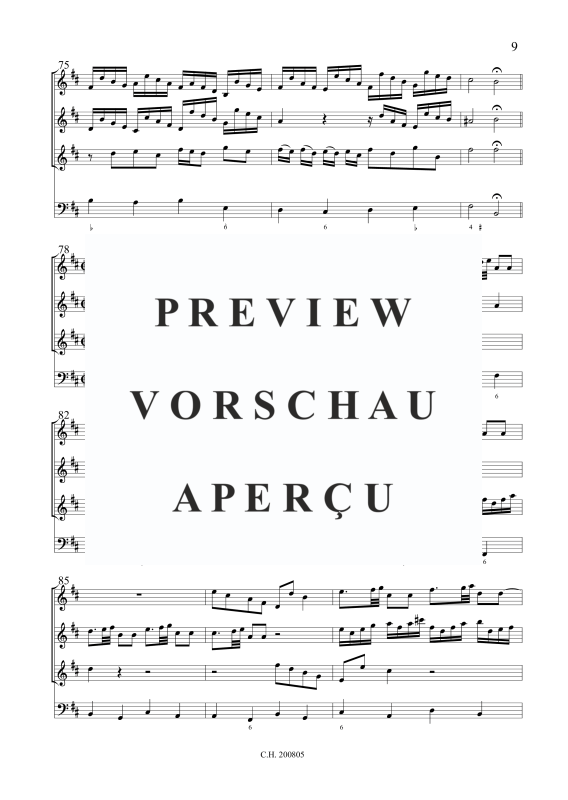 Produktgalerie: Seite 10 von 11 Sonata à 3 Violini (mit Stimmen), , Gemischtes Ensemble 3 Violinen und BC