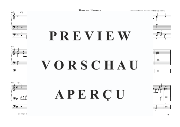 gallery: Pange lingua , , (Orgel Solo)