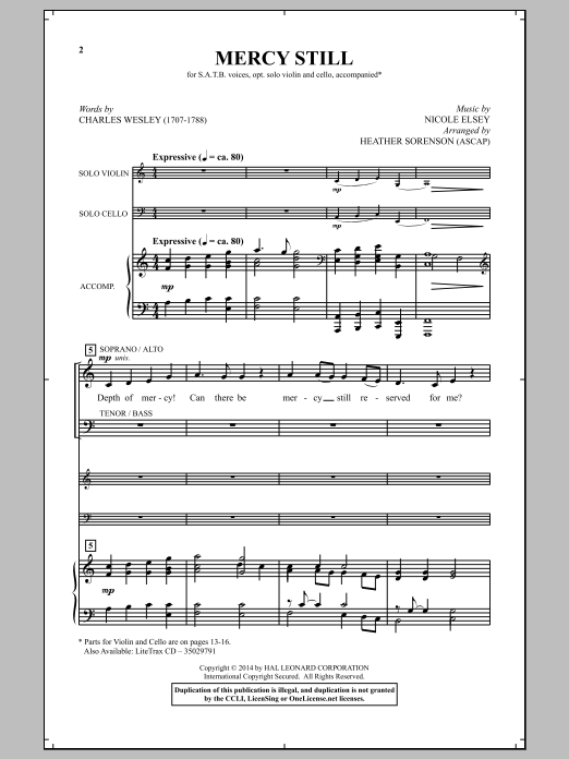 Produktbild zu: Mercy Still