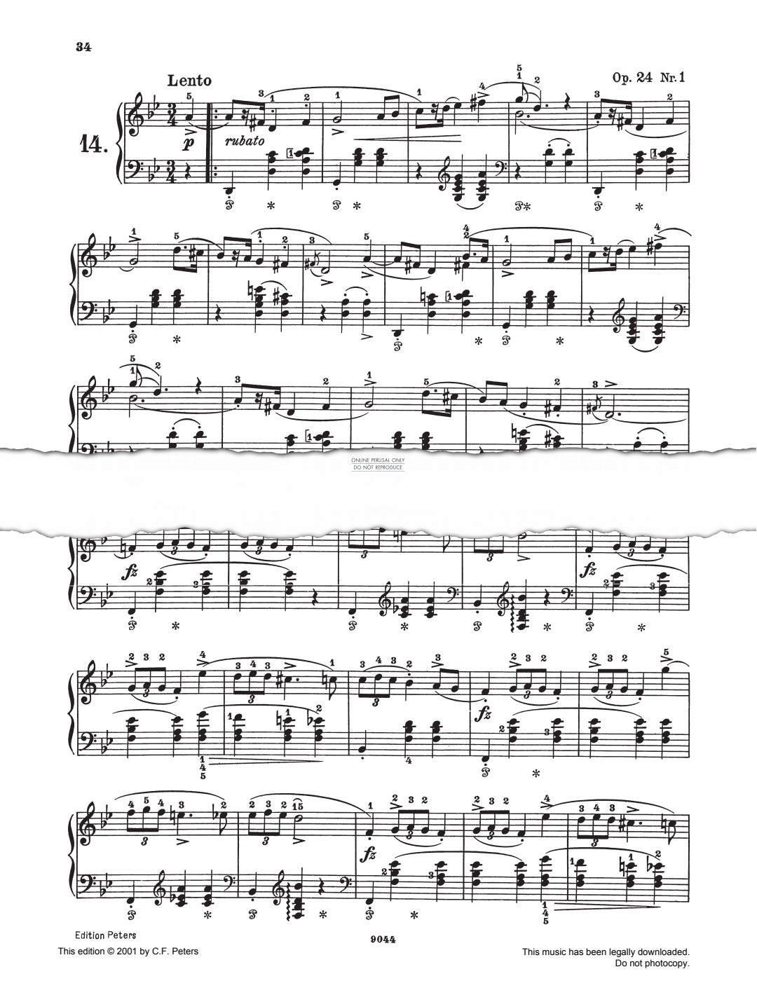 Produktbild zu: Mazurkas Op. 24 No. 1